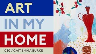 The Fusion Of Art, Music & Fashion: The Art In Cait Emma Burke’s Home