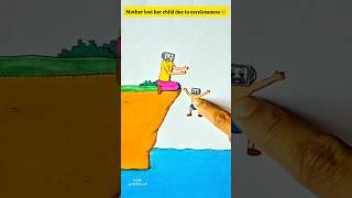 Carelessness Mother credit:@CACTUS_art #art #sad #story #moralstories #shorts #youtubeshorts