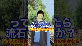 【究極の選択】誰の命を犠牲にするべき？【トロッコ問題】#Shorts