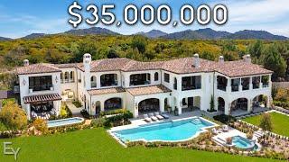 Inside a $35,000,000 CALIFORNIA MEGA MANSION with Ocean Views!