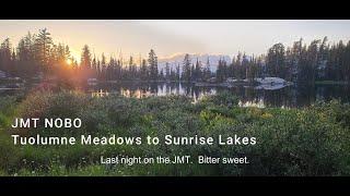 JMT NOBO | Day 22 | Tuolumne Meadows to Sunrise Lakes