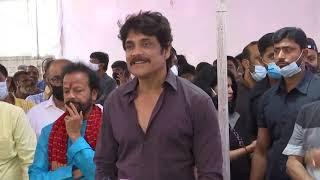 నాగార్జున ఇలా ఏడ్చడం ఎప్పుడు చూసిఉండరు || Nagarjuna Visuals Sirivennela Seetharama Sastry || NS