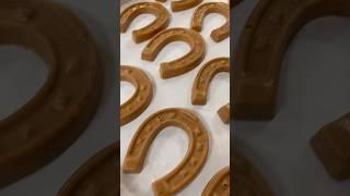 Made in TX with ️! Pecan Cookie Butter Horseshoe by Kate Weiser Chocolate