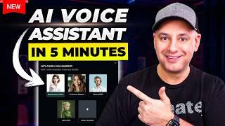 Create an AI Voice Assistant in 5 minutes - Powered by GPT-4o