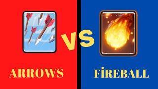 CLASH ROYALE||ARROWS VS FİREBALL 2022