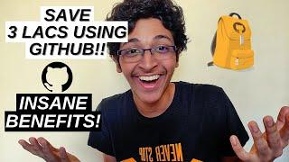 YOU CAN SAVE UPTO 3 LACS USING THIS GITHUB FEATURE | GitHub Student Pack Explained #coding