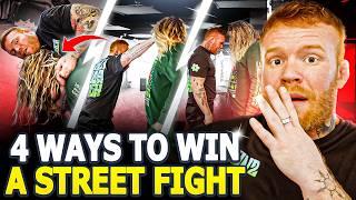 How To Win A Street Fight: 4 WAYS TO END A FIGHT! 