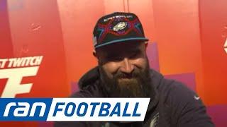 Jason Kelce erklärt "Baby-Dilemma" - und lacht über Esume-Frage