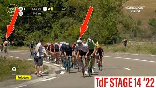 Pogačar ATTACKS Vingegaard At 180k | TdF Stage 14 '22 | The Butterfly Effect