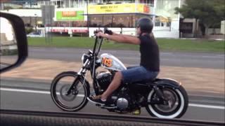 Harley Davidson Custom Bobber Chopper Sportster Forty Eight 48 Cruising