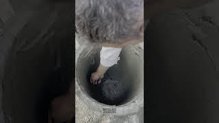 Find the making of concrete flower pot in this video