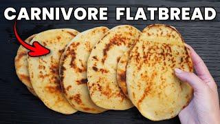 EASIEST Carnivore Flatbread EVER (2 Ingredients)