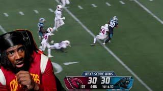 OVERTIME THRILLER!! "Arizona Cardinals vs Carolina Panthers Game Highlights | Week 16" REACTION!