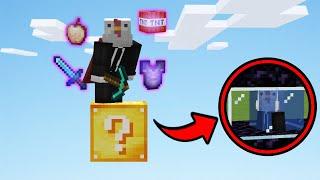 Minecraft ama Tek Blok ŞANS BLOKLARI