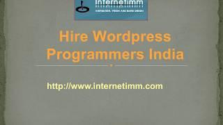 Hire Wordpress Programmers India