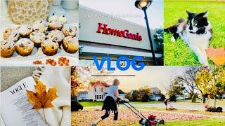 November VLOGПрибираємо територію Магазин HomeGoods ️Смачні кекси на кефірі 