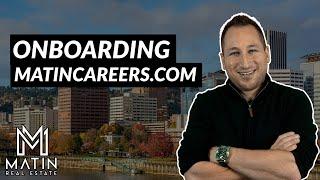 Matin Careers - Onboarding