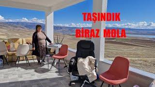 YENİ EVİMİZE EŞYALARIMIZI GETİRDİK HATİCE HANIMLA BİRAZ DİNLENELİM DEDİK