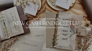 New Cash Binder Setup | Adding A Travel and Holiday Binder To My Cash Envelope System