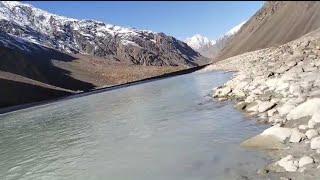 Natural Relaxation Sound / Scenic video / Natural scenery / snow-capped mountains/ river /short