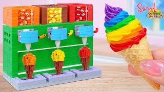 Rainbow Ice CreamFresh Miniature Rainbow Ice Cream Machine Decorating Ideas RecipeSweet Baking