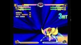 MvC2: Gambit - 2x Kinetic Card Cajun Slash xx Royal Flush (Corner / Midscreen)