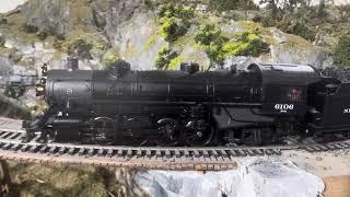 MTH HO New York Central Mikado 6106 w/smoke.