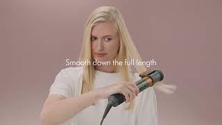 How to create a sleek side part with the Dyson Airwrap Multi Styler