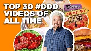 Top 30 #DDD Videos of ALL TIME with Guy Fieri | Diners, Drive-Ins, and Dives | Food Network