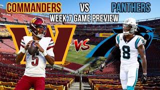 Commanders vs Panthers Week 7 Game Preview. Injury Report, Keys To Victory + Score Prediction