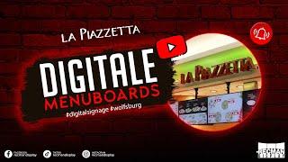 Innovative Digital Menüboards: La Piazzetta in Wolfsburg | RECMAN Display