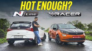 Hyundai i20 N Line vs Tata Altroz Racer - For the fun of it | Comparo | Autocar India