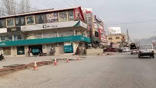 Abbottabad CITY Main road supply bazaar se complex tak journey beautiful scenery watch it