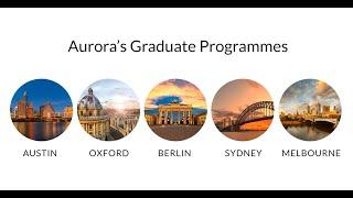 Introducing Aurora's Graduate Programmes