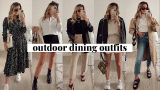 6 Outdoor Dining Outfit Ideas For Post Lockdown | Spring Outfits | jessmsheppard