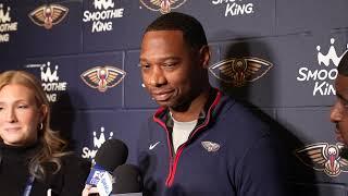 Willie Green on season tip-off, roster rotations | Pelicans Practice 10/20/24