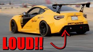 FULLY CATLESS FRS SOUNDS INSANE!! (Front Pipe Install)