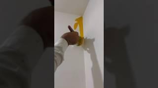 how to perfect paint wall cutting #shortvideo #wallpainting #interiorpaint #wall #shorts