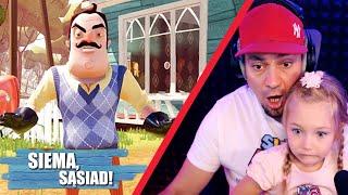  CÓRKA POZNAJE SĄSIADA! (Juniorsky Hello Neighbor Część 1)