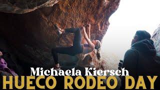 Michaela Kiersch's Best Bouldering Day Ever - Hueco Rock Rodeo