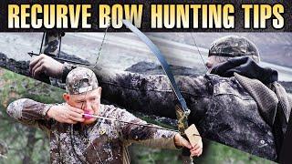 Recurve Bow Hunting Tips For Beginners! | Fred Eichler