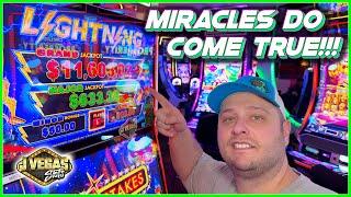 The Slot Gods Grant Me A Miracle Spin!!! Lightning Link Challenge!