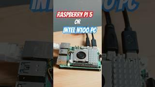 Raspberry Pi 5 vs Intel N100 Mini PC - Which Is Right For You #pi5 #n100 #techtok