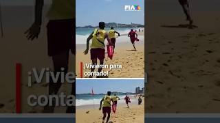 #Guerrero | Dos turistas que se ahogaban fueron rescatados por un grupo de salvavidas en Acapulco.