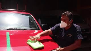 APLICACIÓN DE CERAS CARNAUBA EN CARRO ROJO