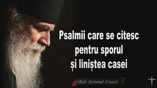 Psalmii care se citesc pentru sporul si linistea casei.