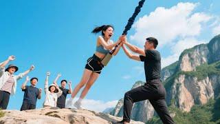 Bungee Jumping With Rope In Beautiful Place:Asmr Bungee Jumping#travel#funny