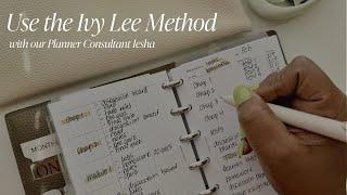 Cloth & Paper Planner Insert: Ivy Lee Method | Cloth & Paper