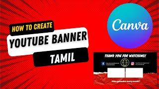 How to Create Youtube Banner in Canva Tamil