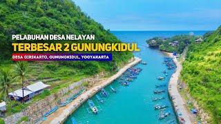 PELABUHAN DESA NELAYAN TERBESAR KEDUA | Pemandangan Alam Pantai Gesing, Desa Girikarto, Gunungkidul